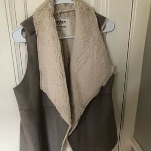 Fur lined vest